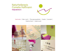 Tablet Screenshot of naturheilpraxis-hoffmann.de